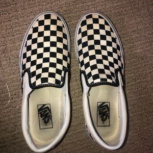 Women’s Checkered Slip on Vans